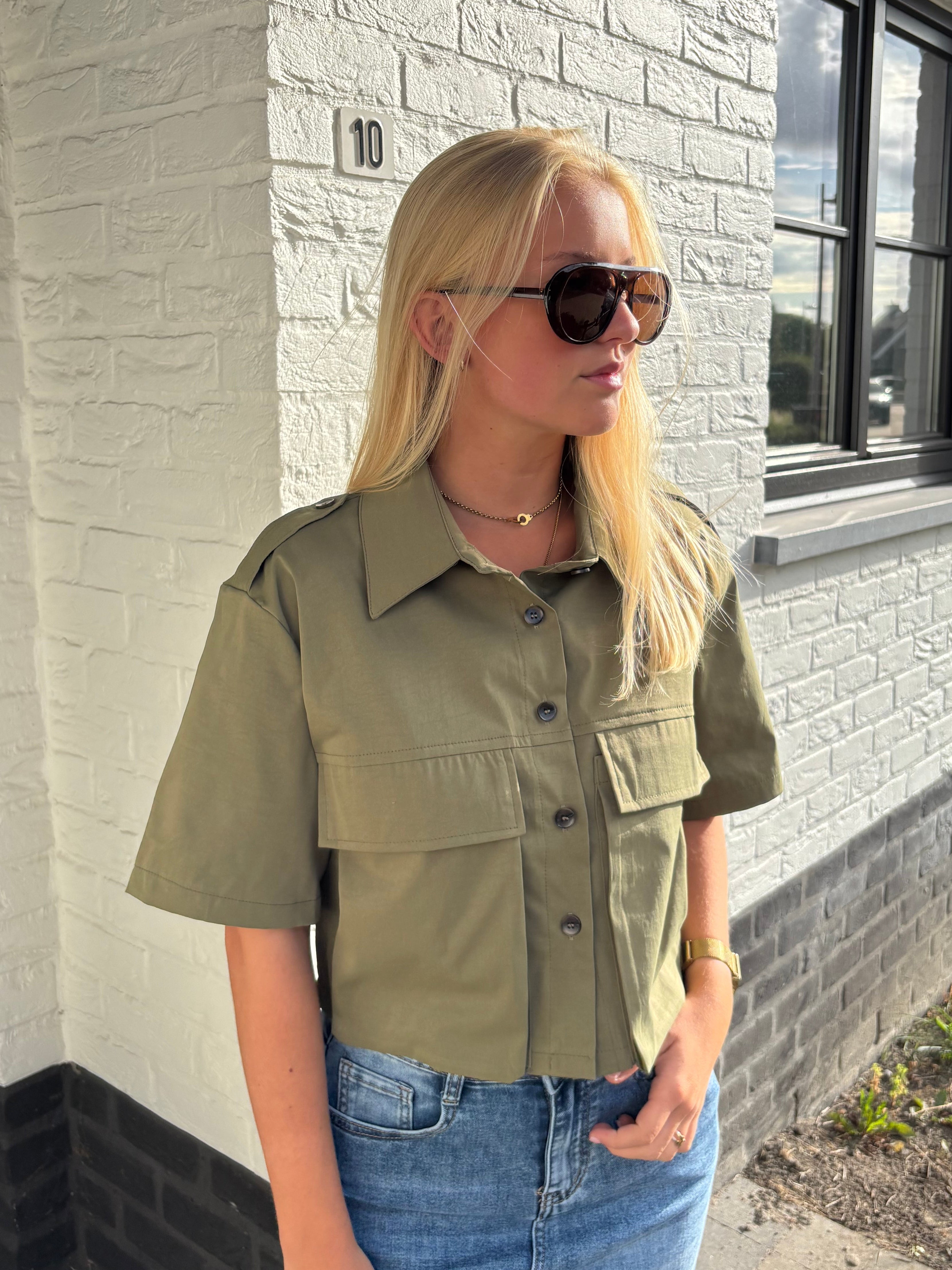 Flo Blouse - Kaki
