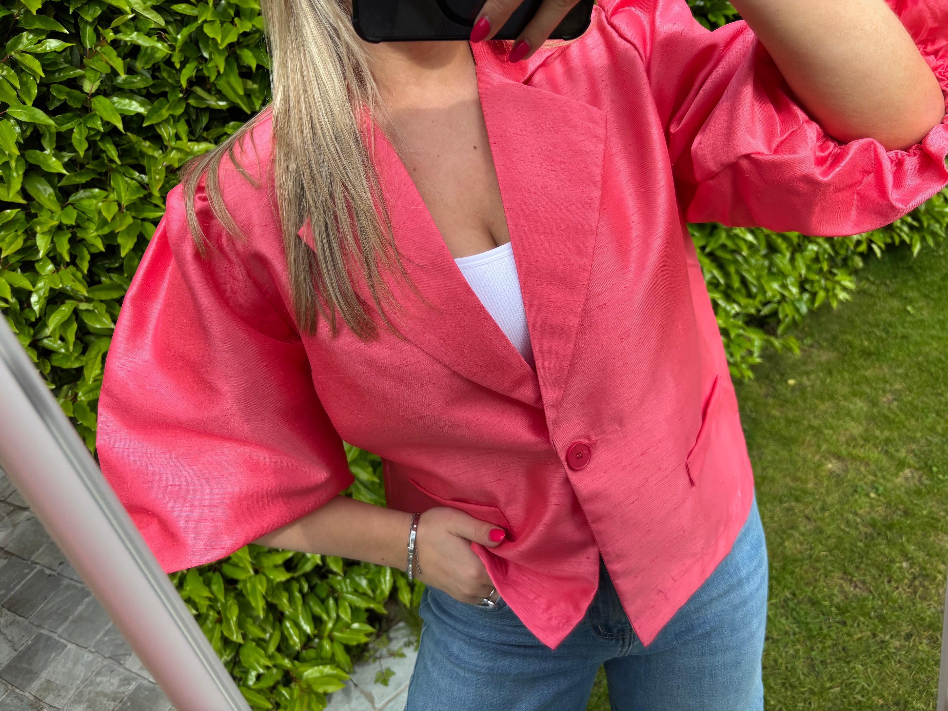 Chloé Short Blazer Jack - Coral