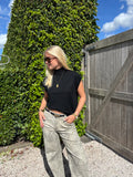 Amy Sleeveless Turtleneck Sweater - Black