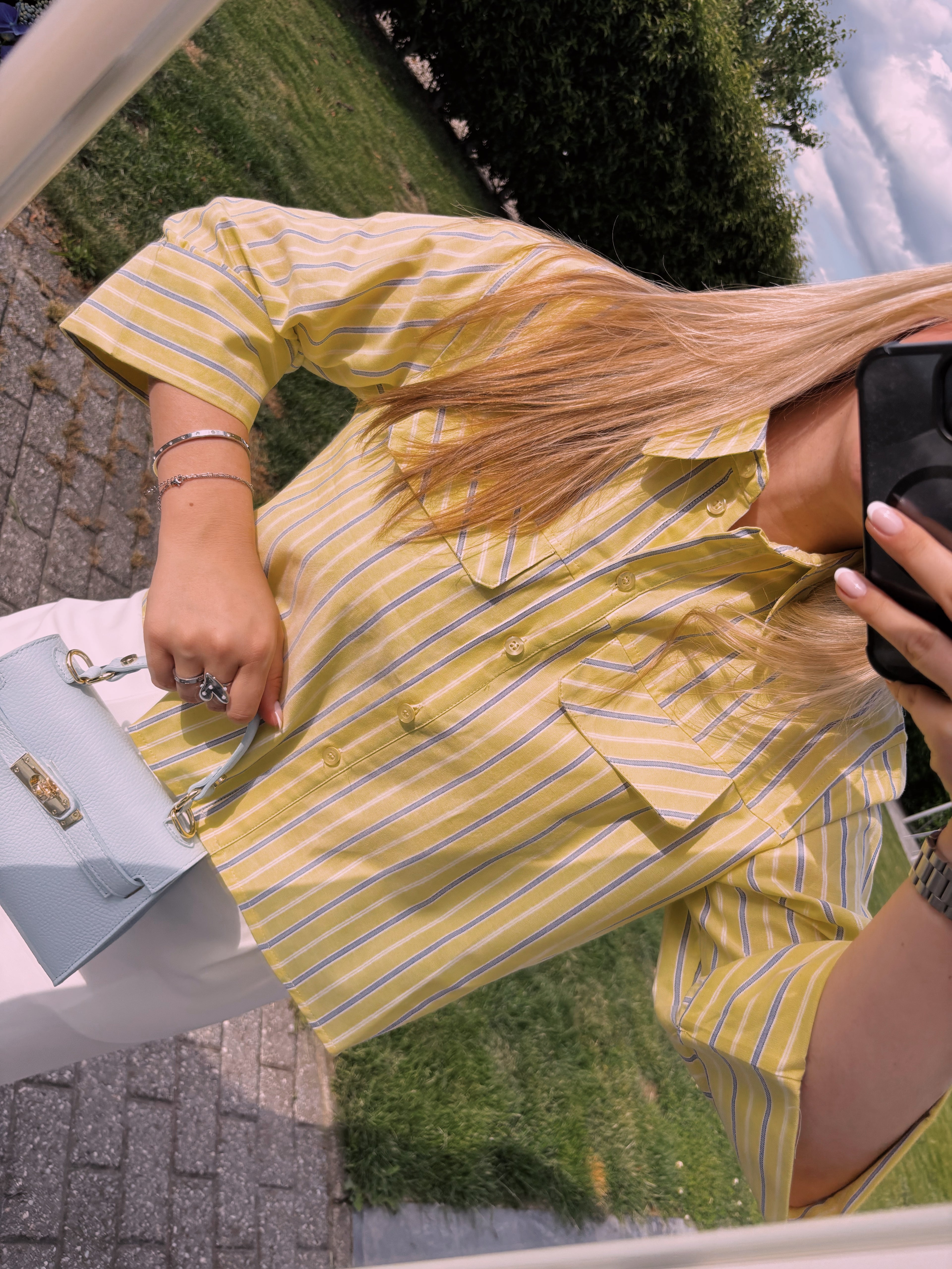 Feline Blouse - Yellow