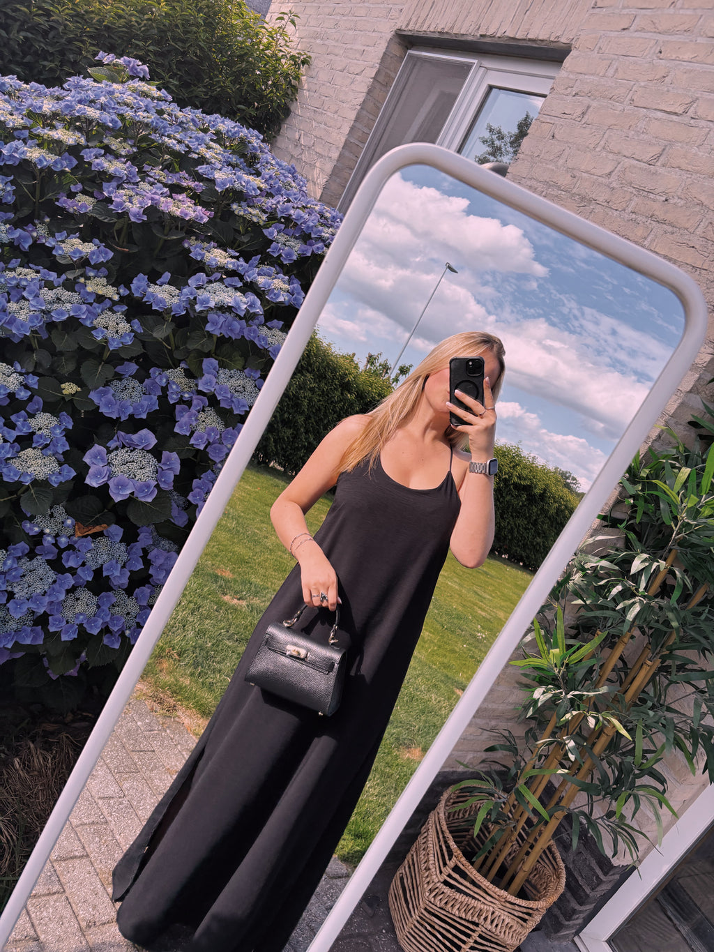 Ella Long Dress - Black