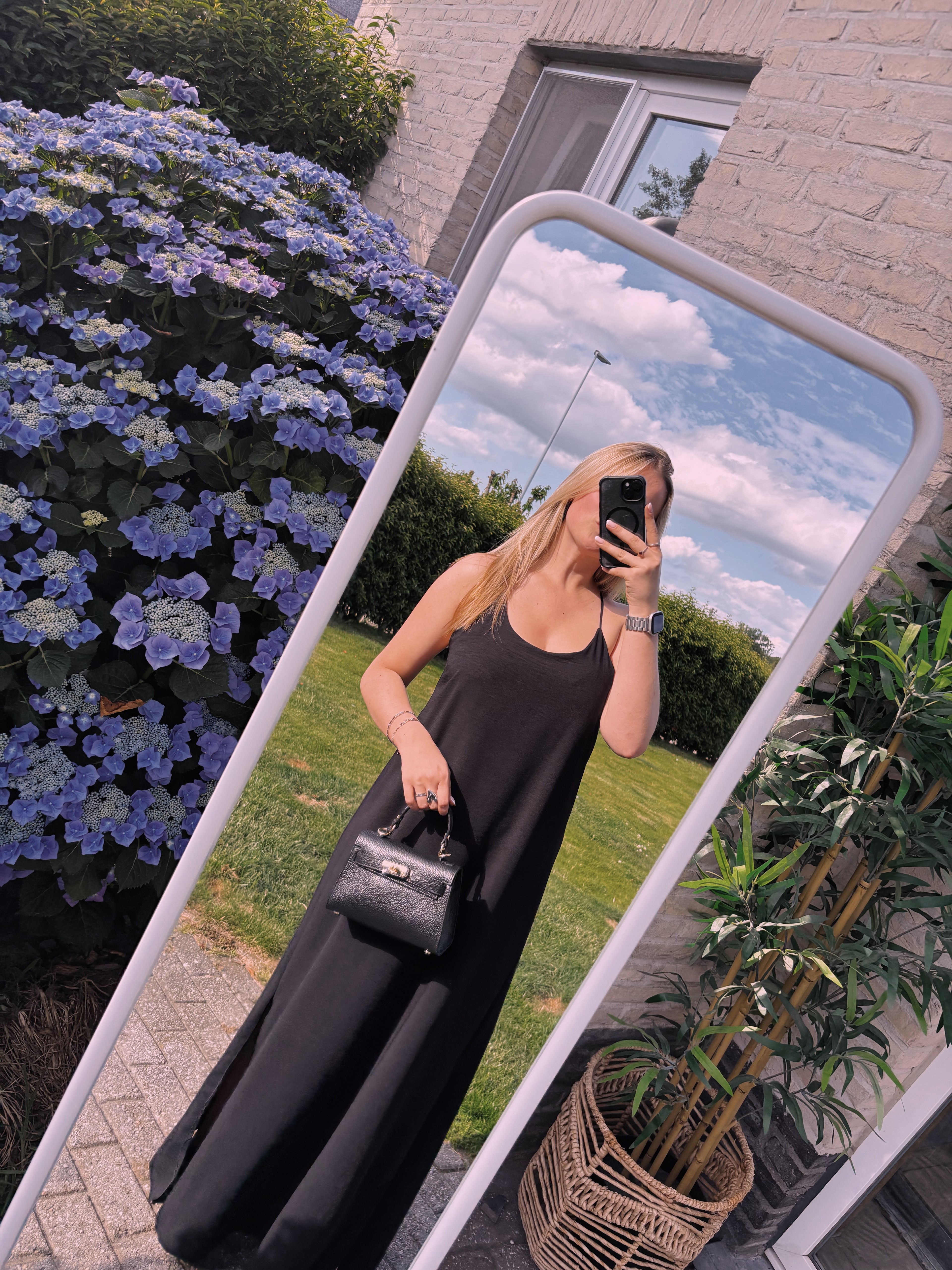 Ella Long Dress - Black