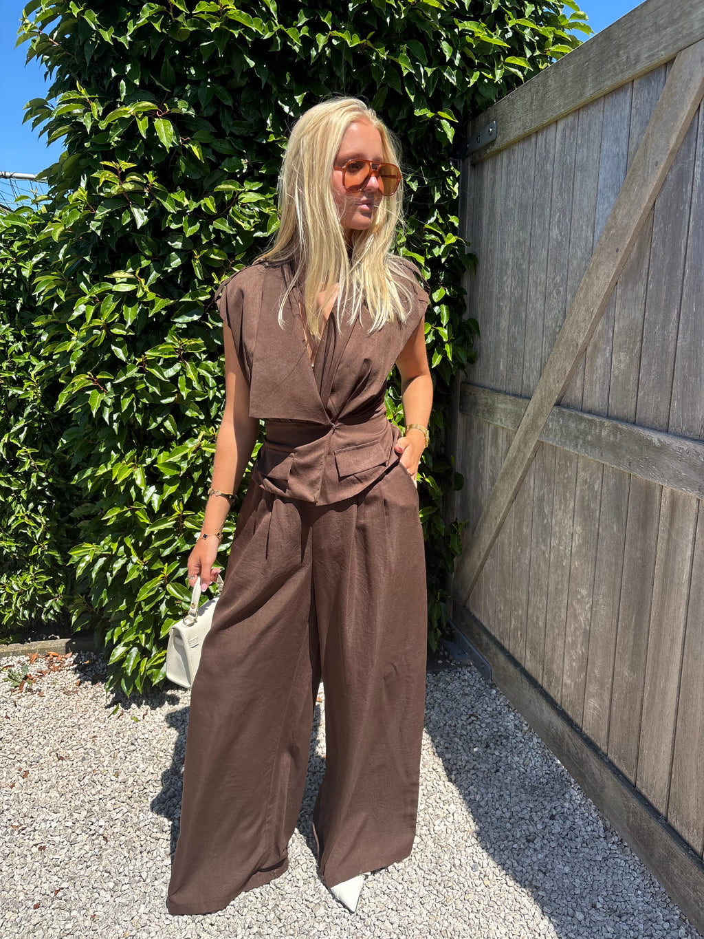 Femke two-piece - Brown