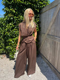 Femke two-piece - Brown