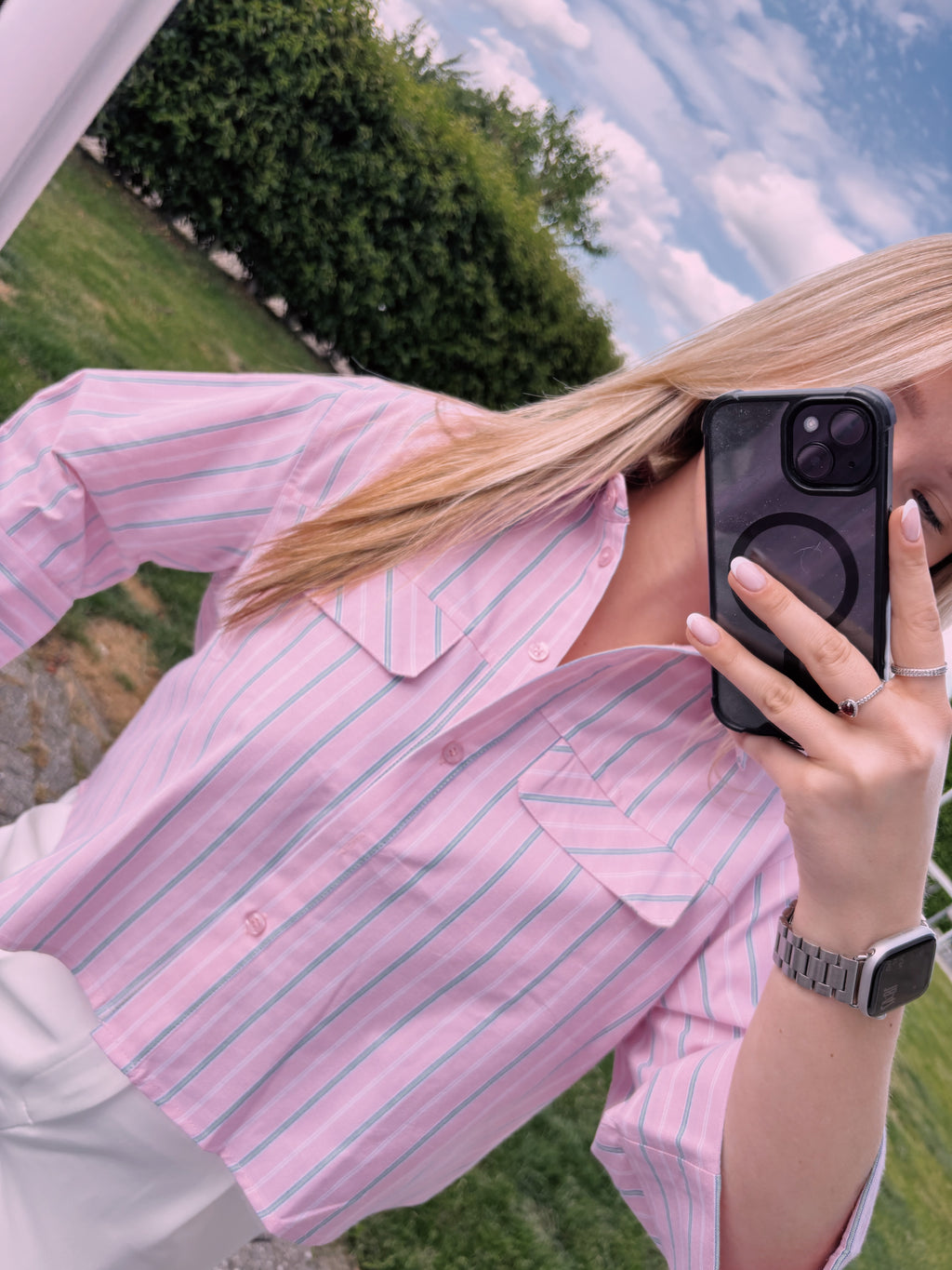 Feline Blouse - Pink