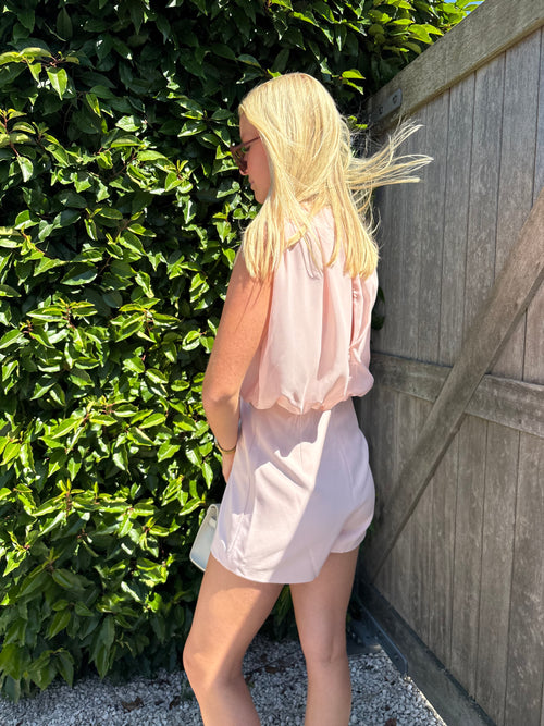 Billie Playsuit - Light Pink