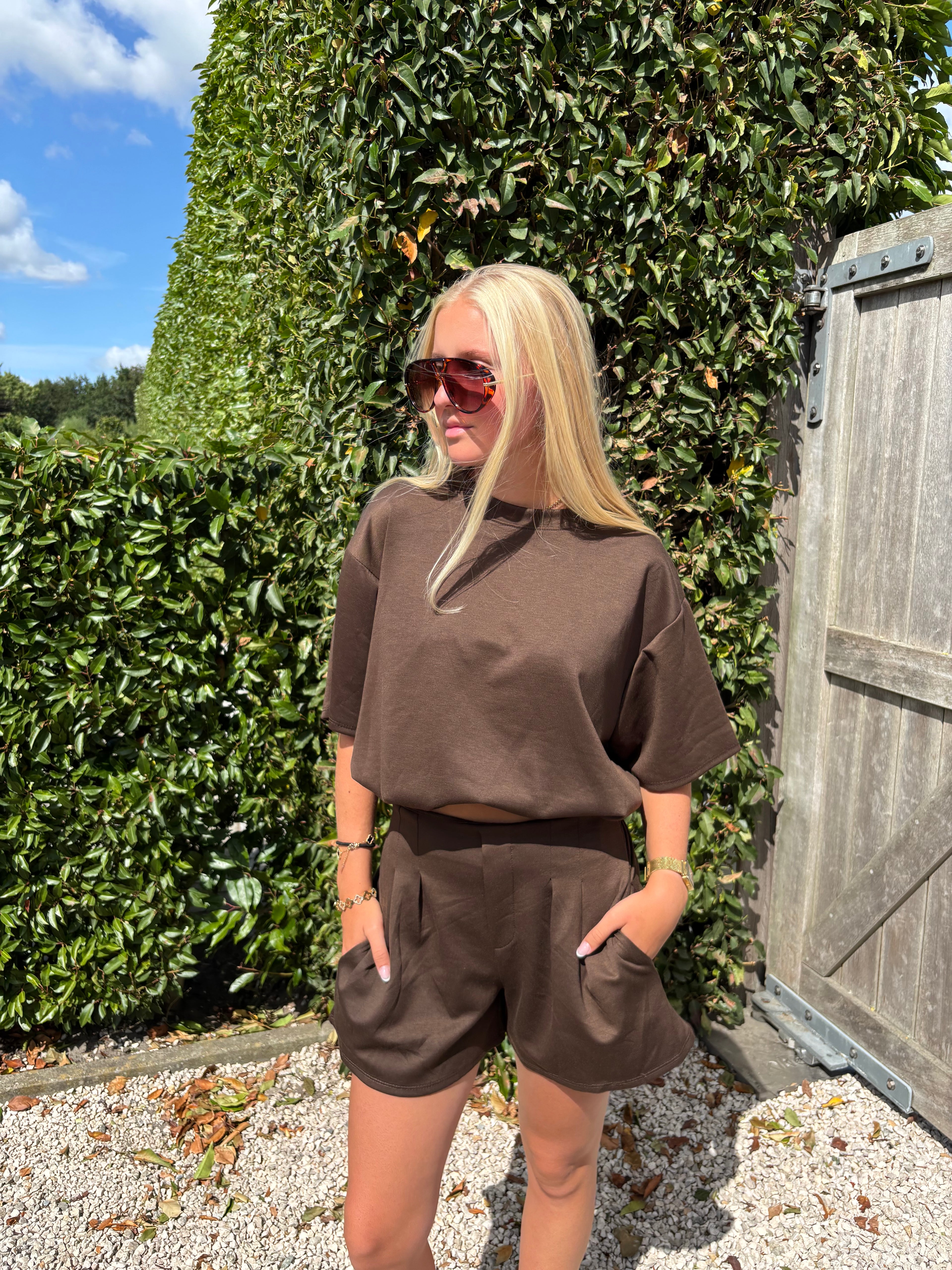 Emily Comfy Set - Brown