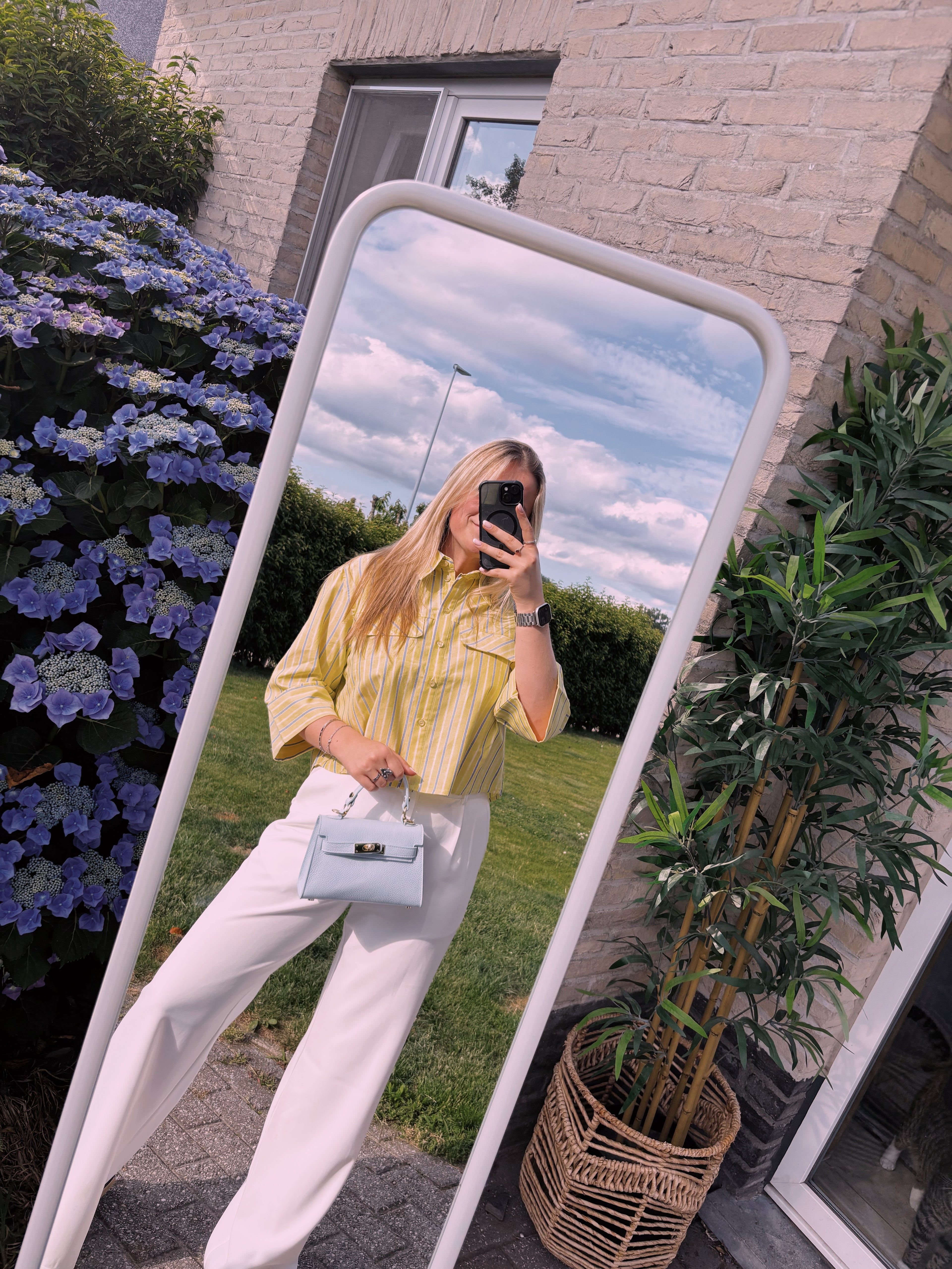 Feline Blouse - Yellow