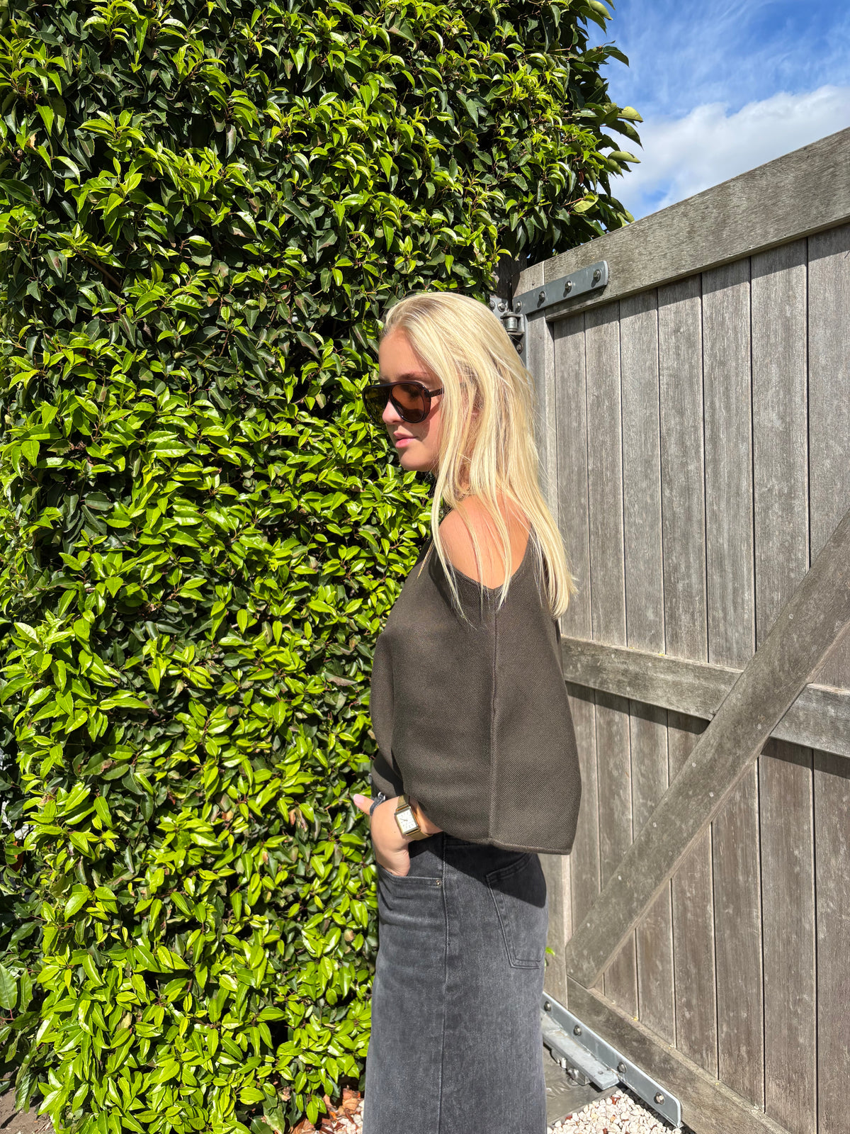 Laure Top - Kaki