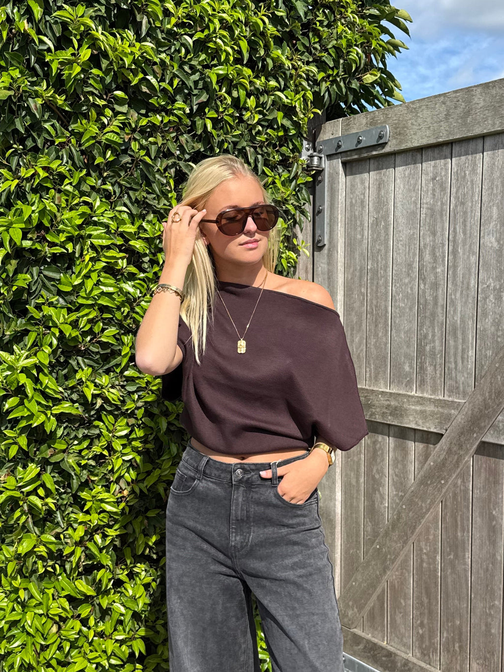 Laure Top - Brown