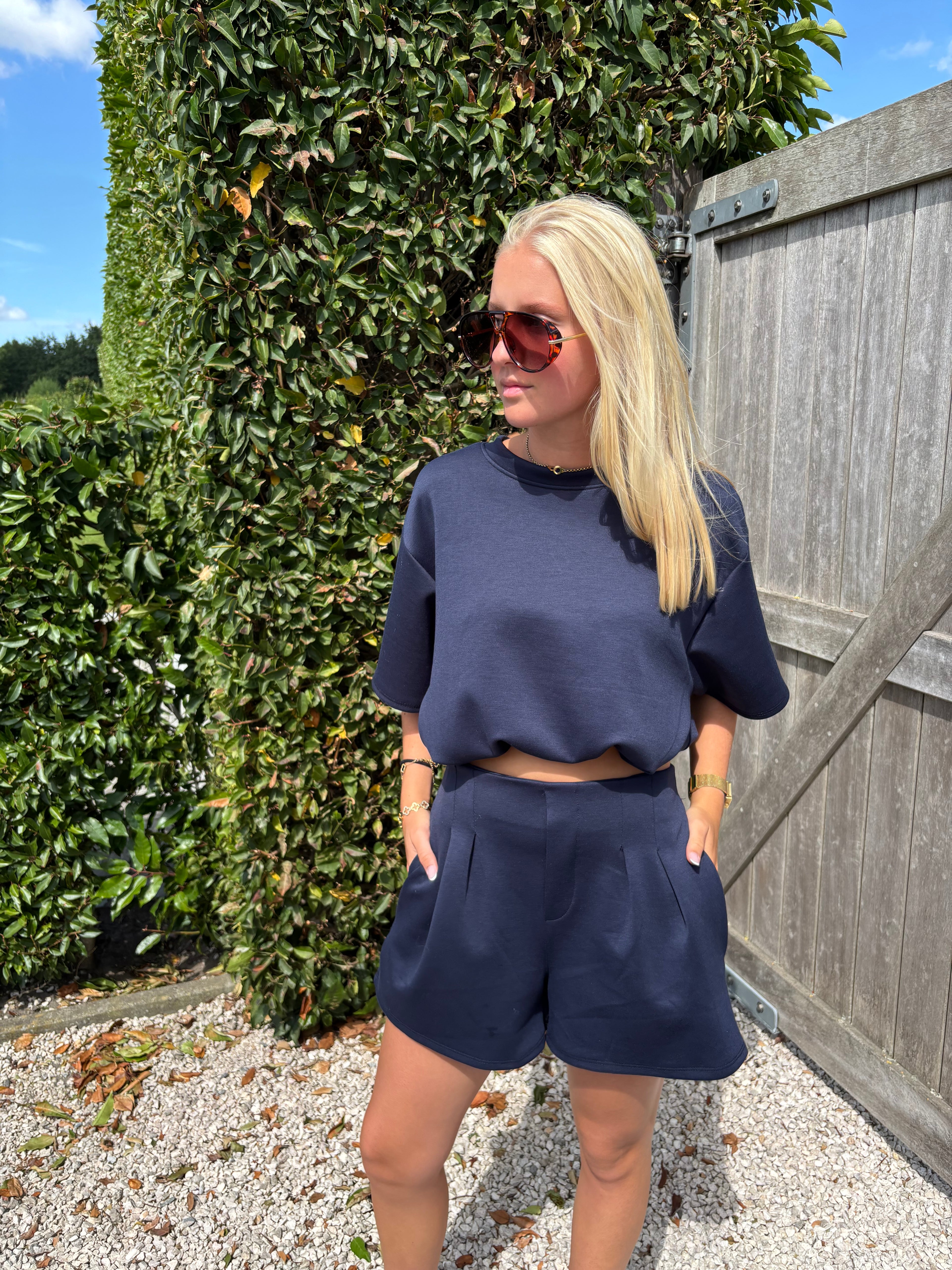 Emily Comfy Set - Navy