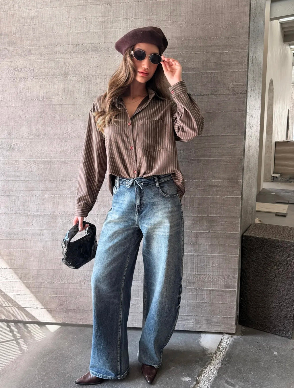 Saar Balloon Jeans - Blue