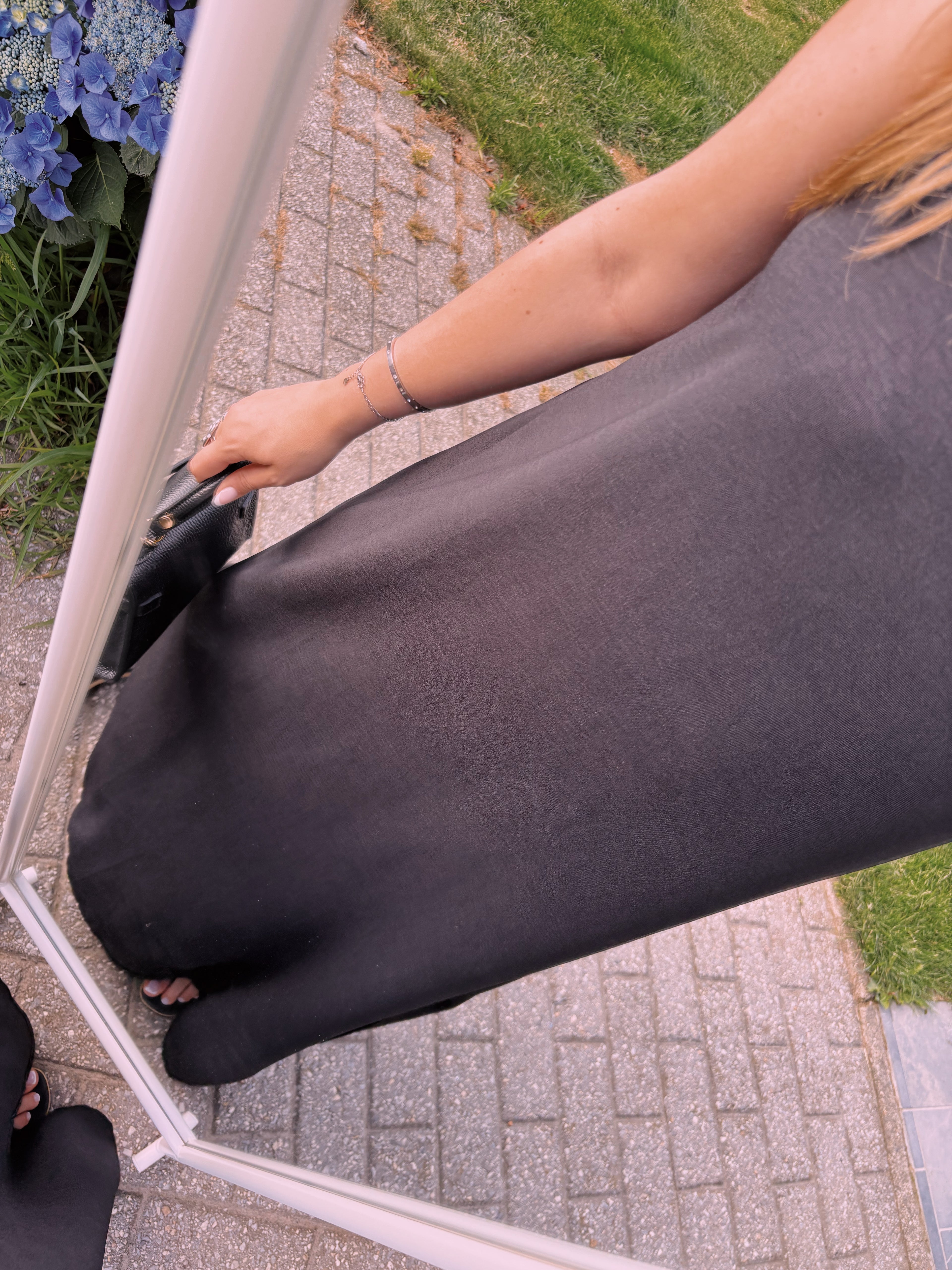 Ella Long Dress - Black