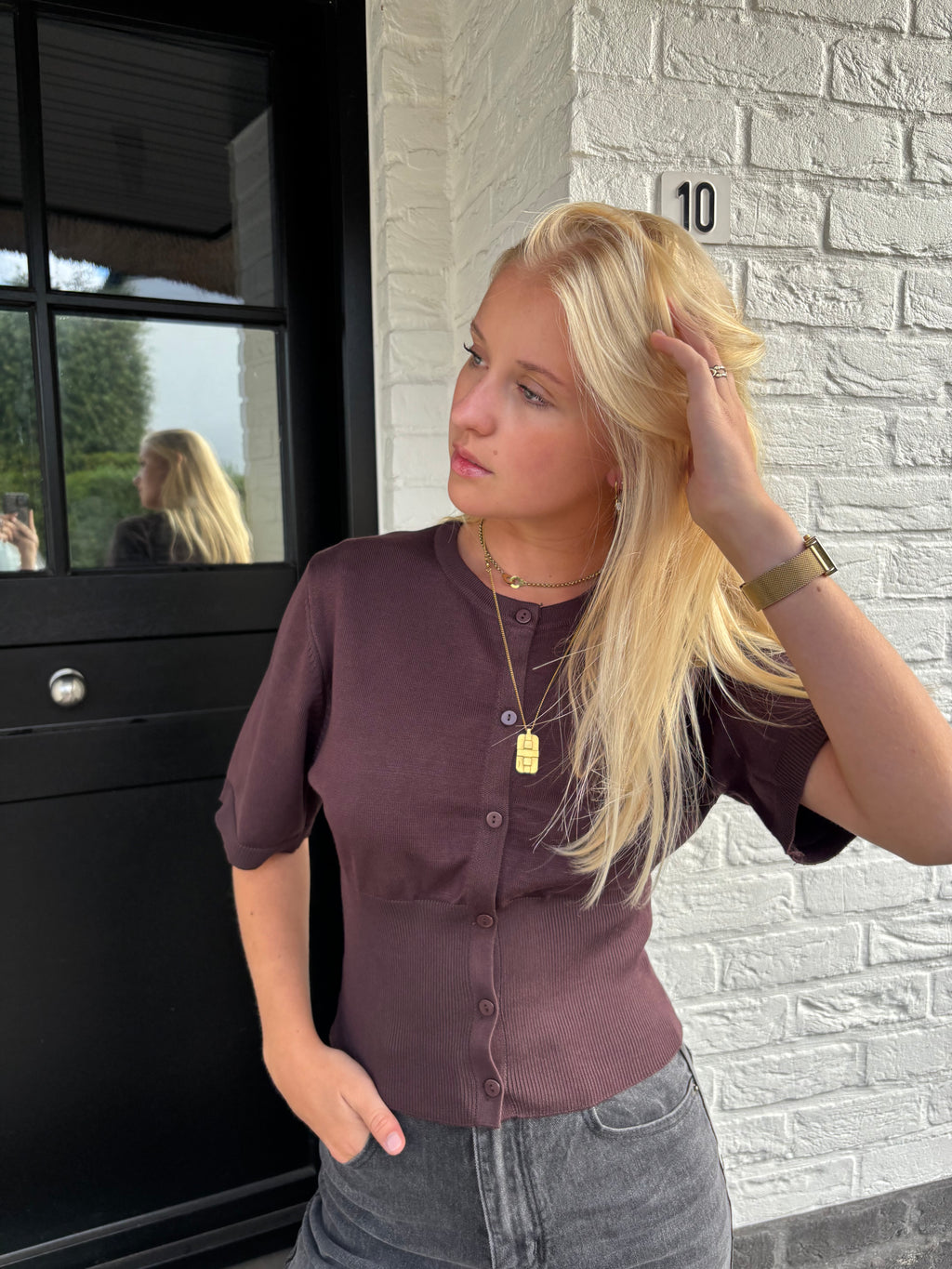 Kiana Top - Brown