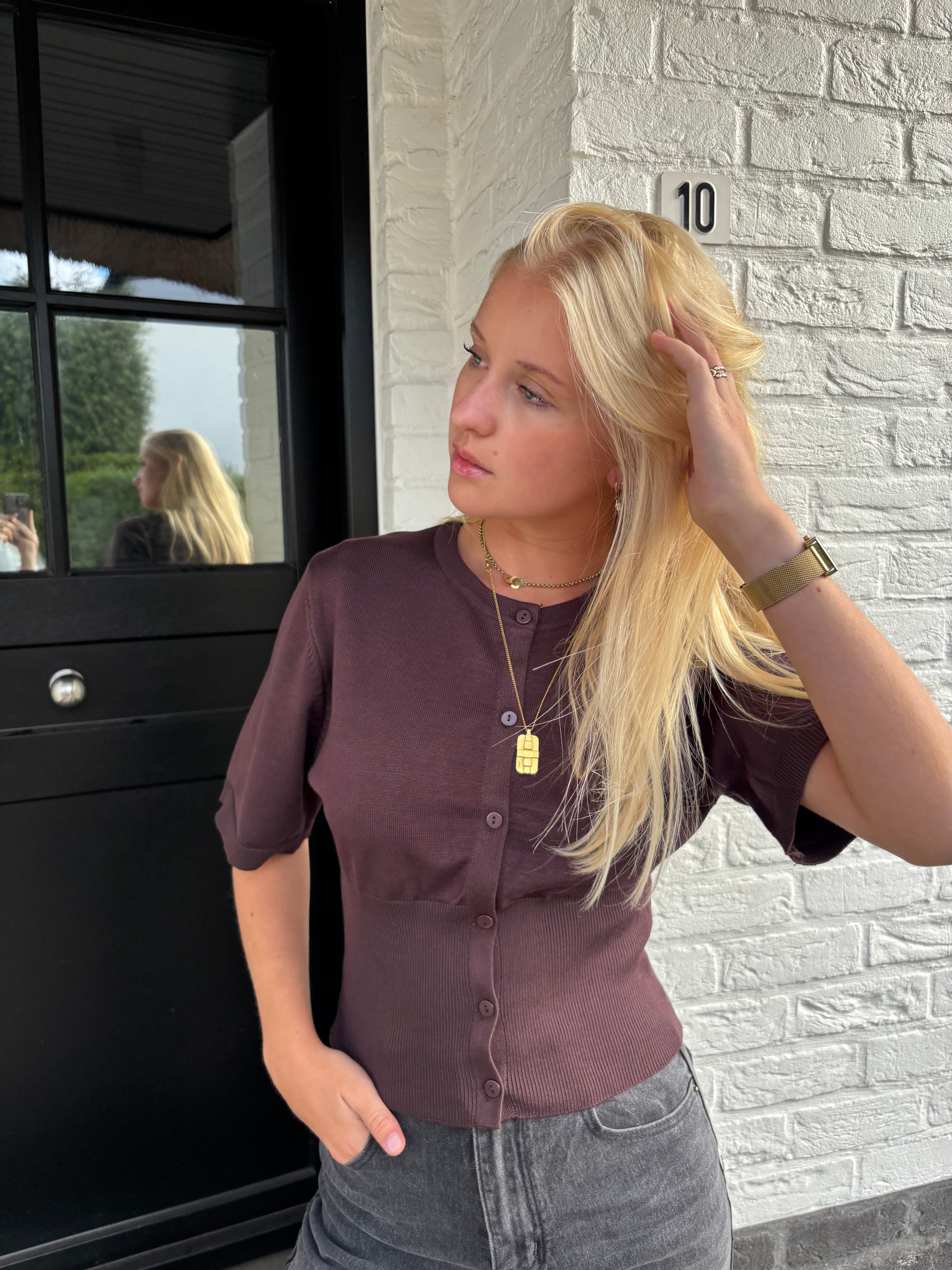 Kiana Top - Brown