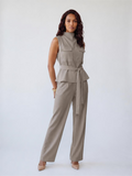 Sofie Top - Taupe