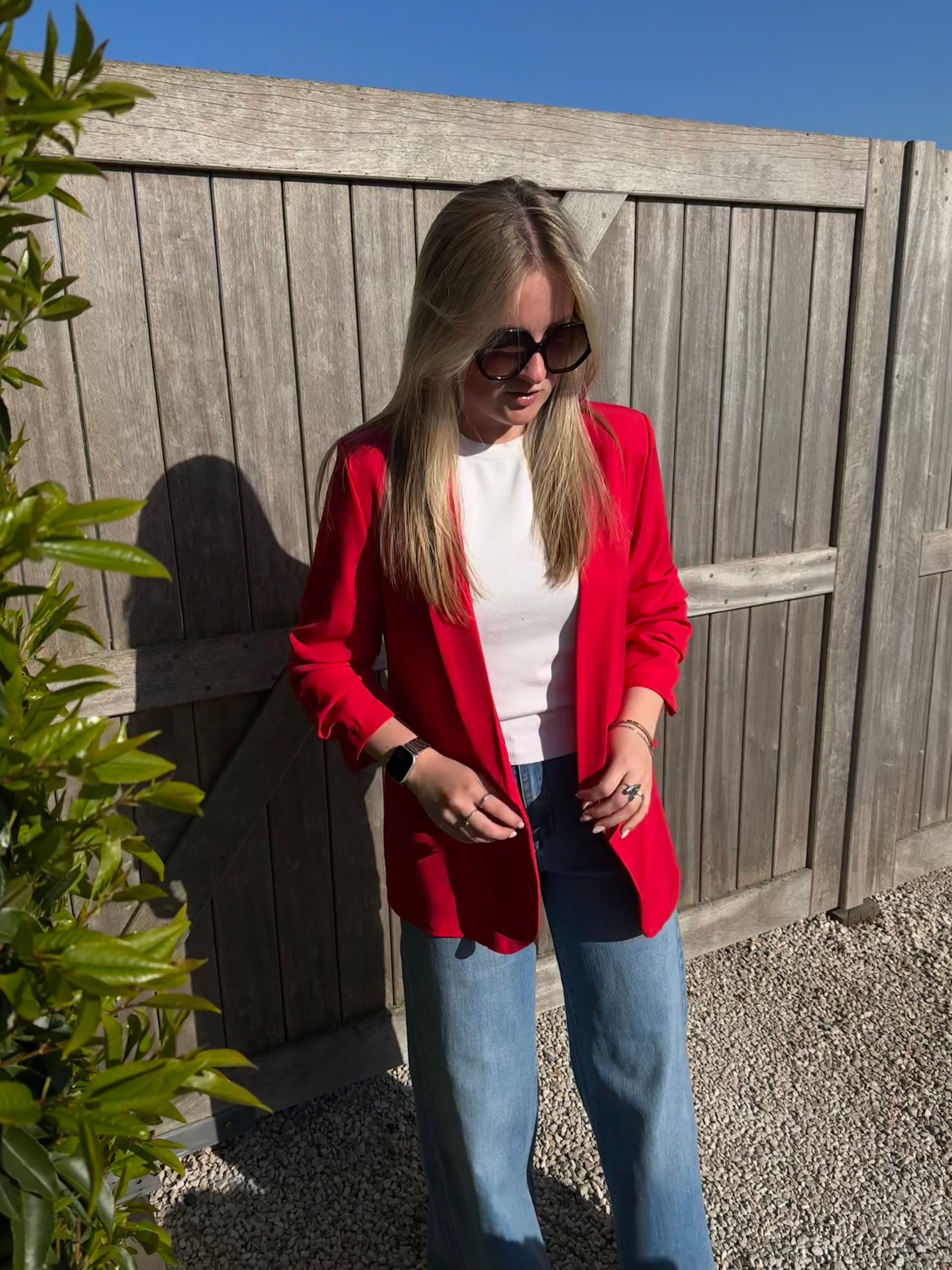 Nitsa Blazer - Red