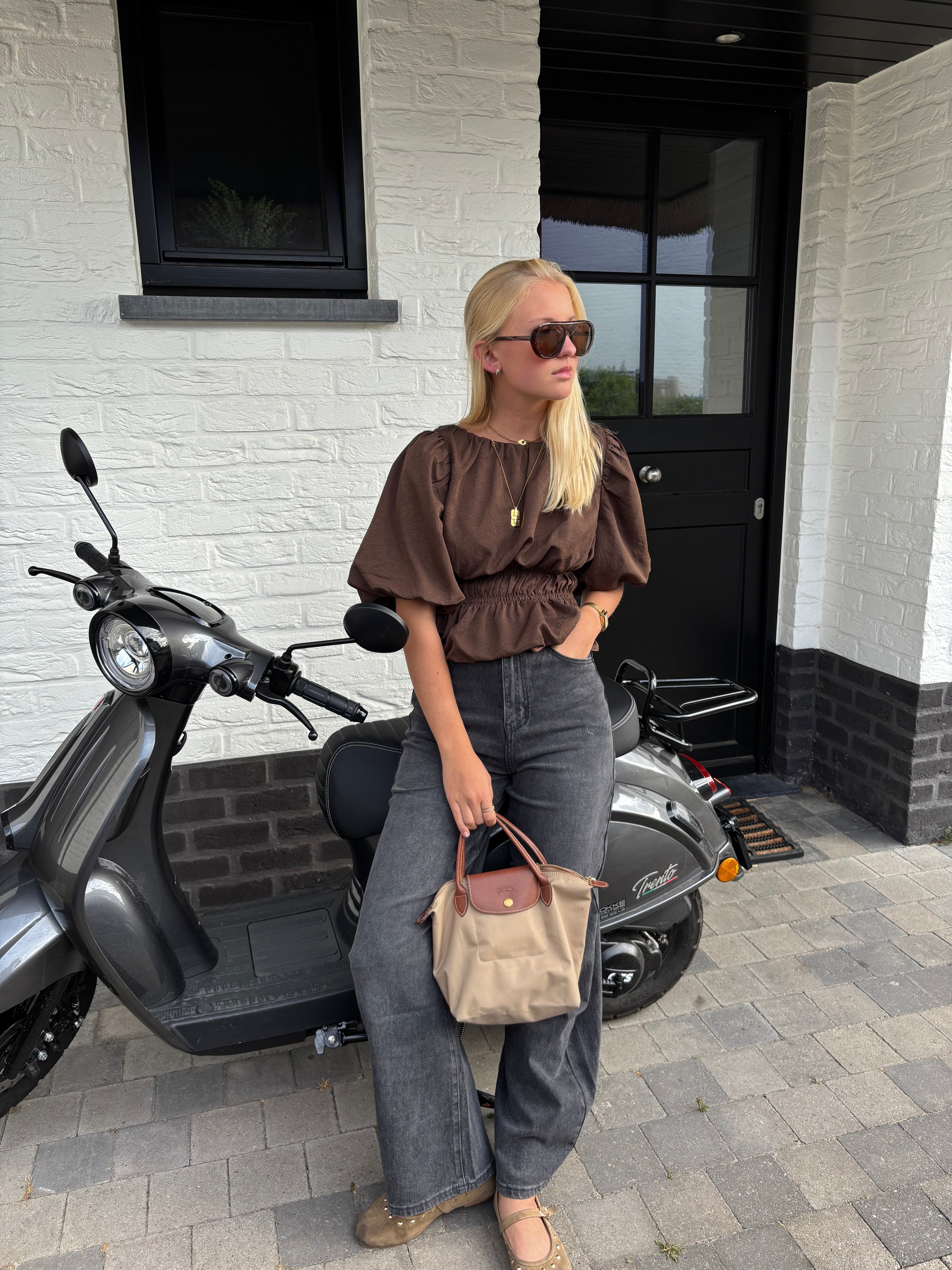 Valentina Blouse - Brown