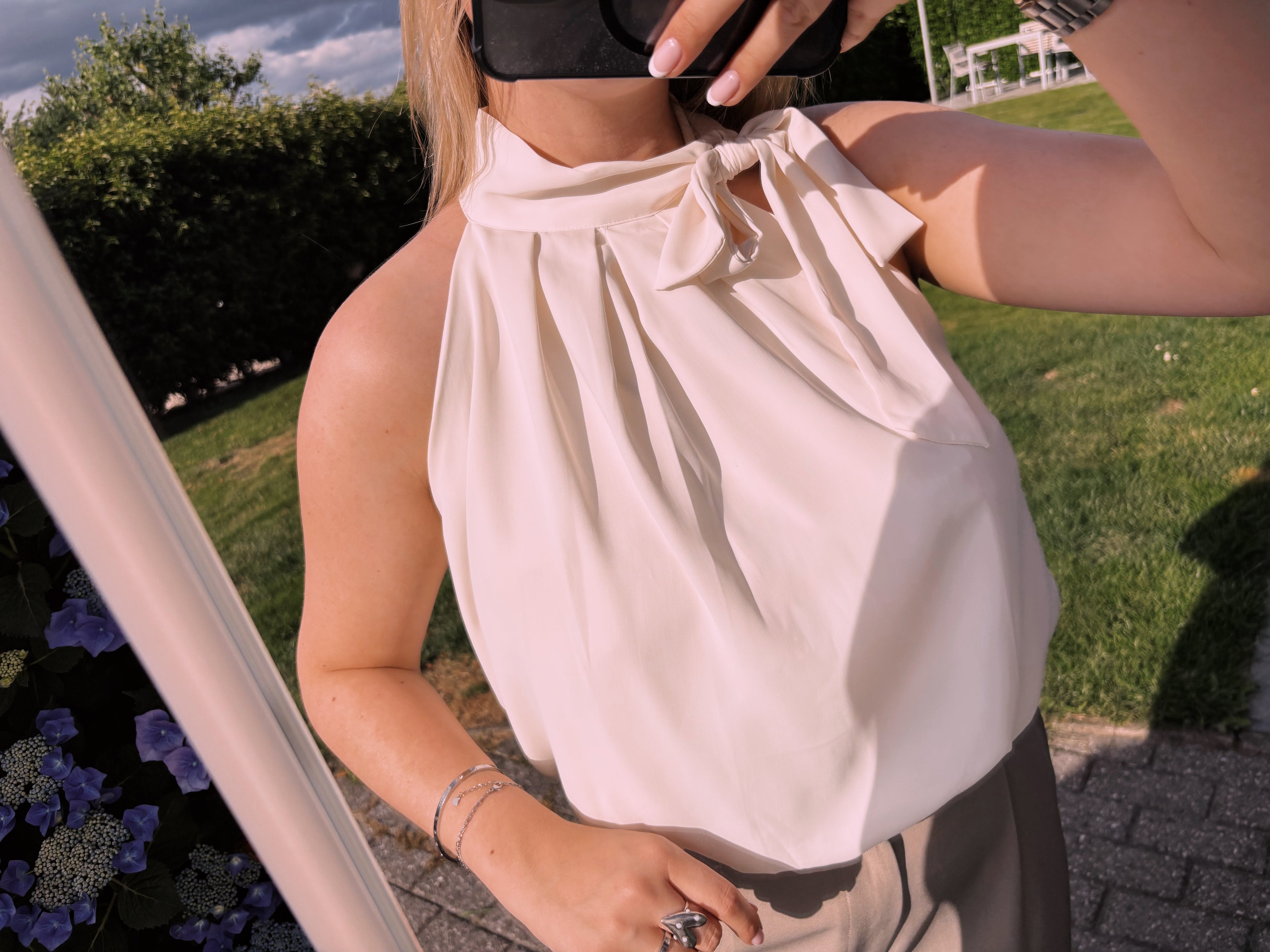 Anna Top - Ecru