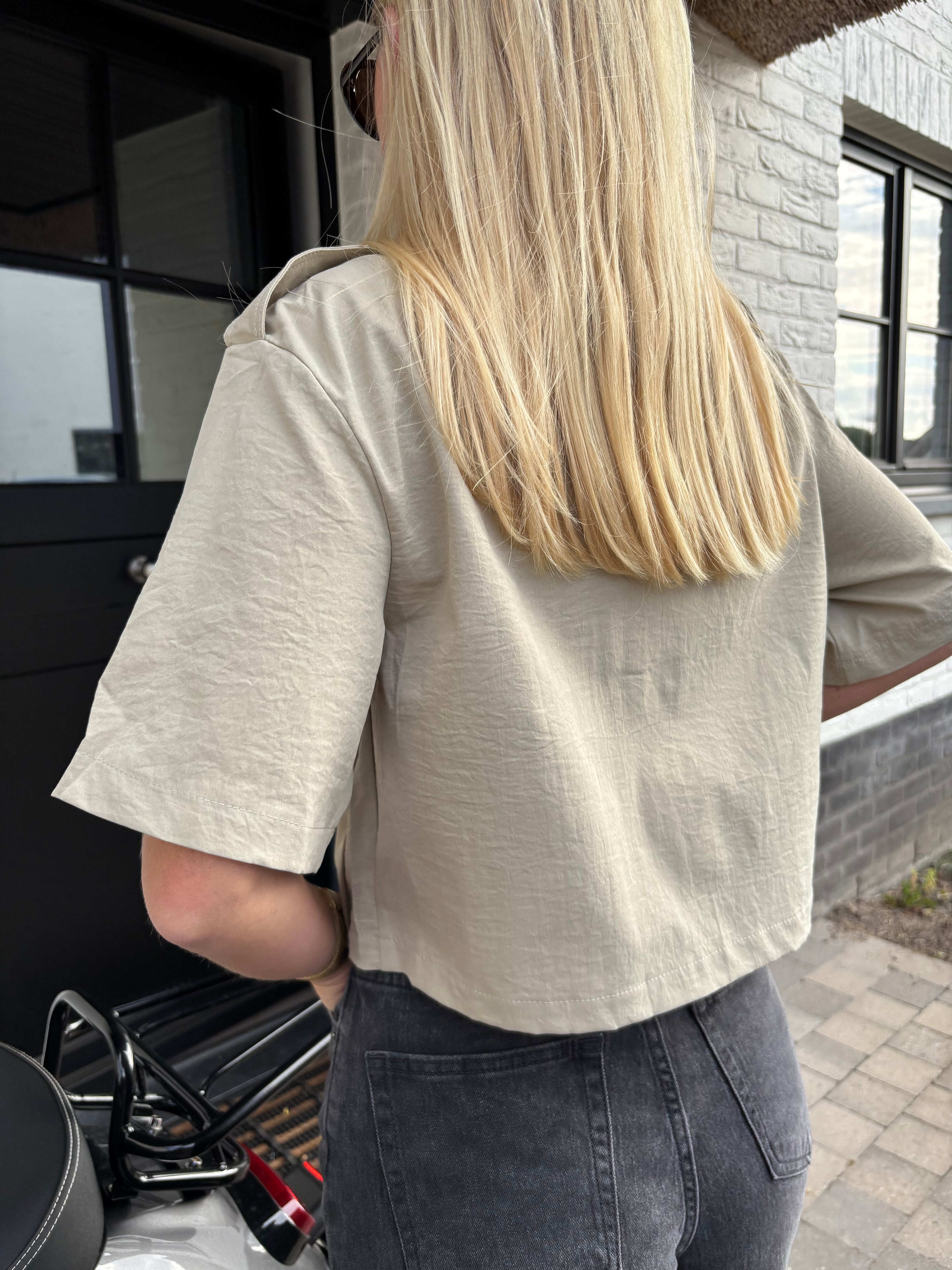 Flo Blouse - Taupe