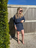 Polly Dress - Royal Blue/Navy