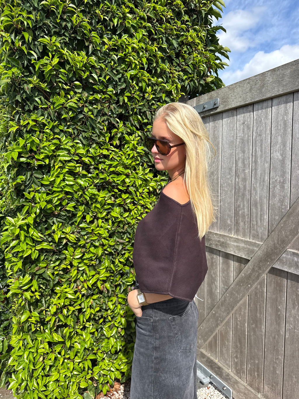 Laure Top - Brown