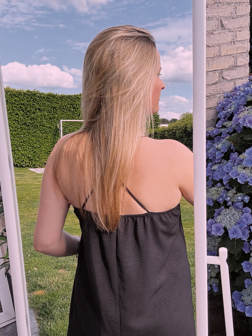 Ella Long Dress - Black