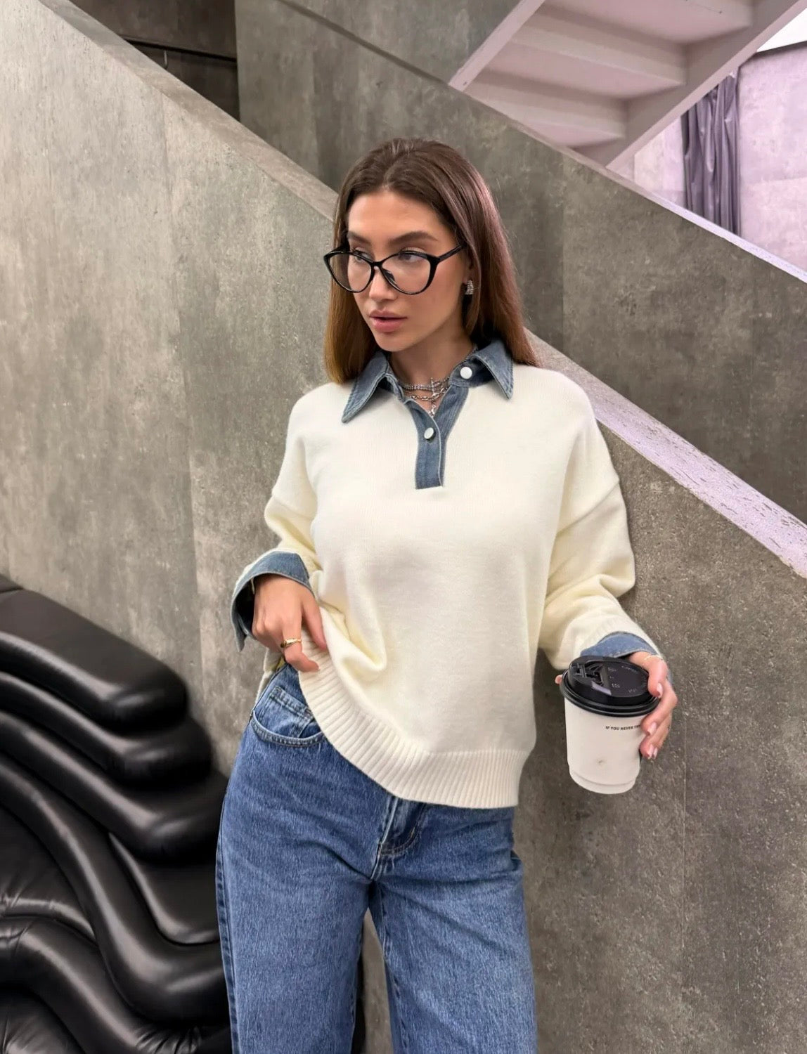 Noami Sweater - Ecru