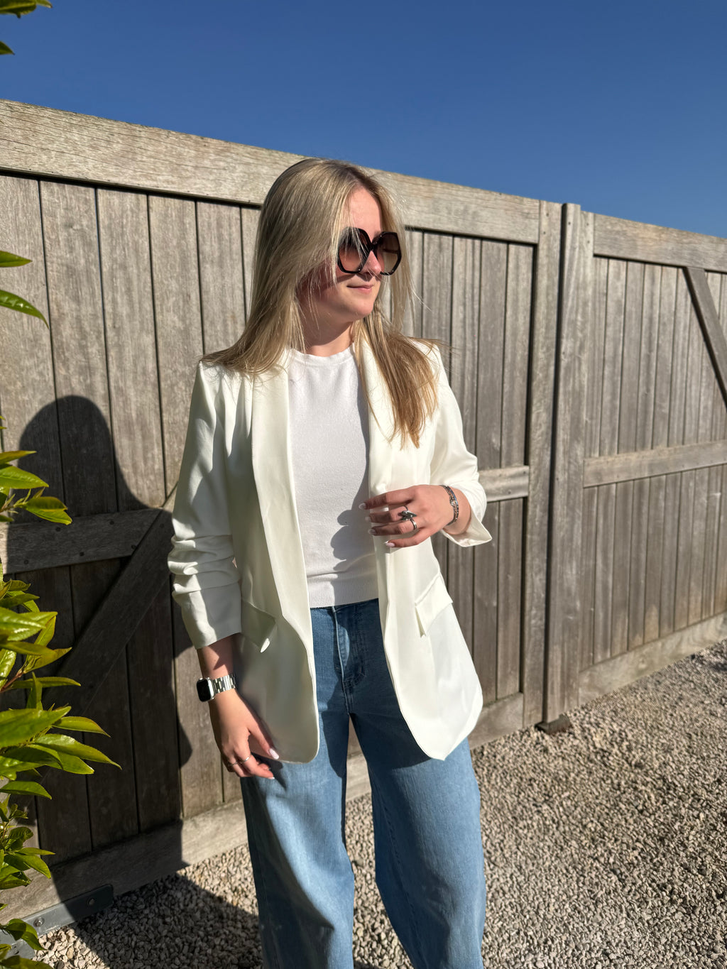 Nitsa Blazer - White