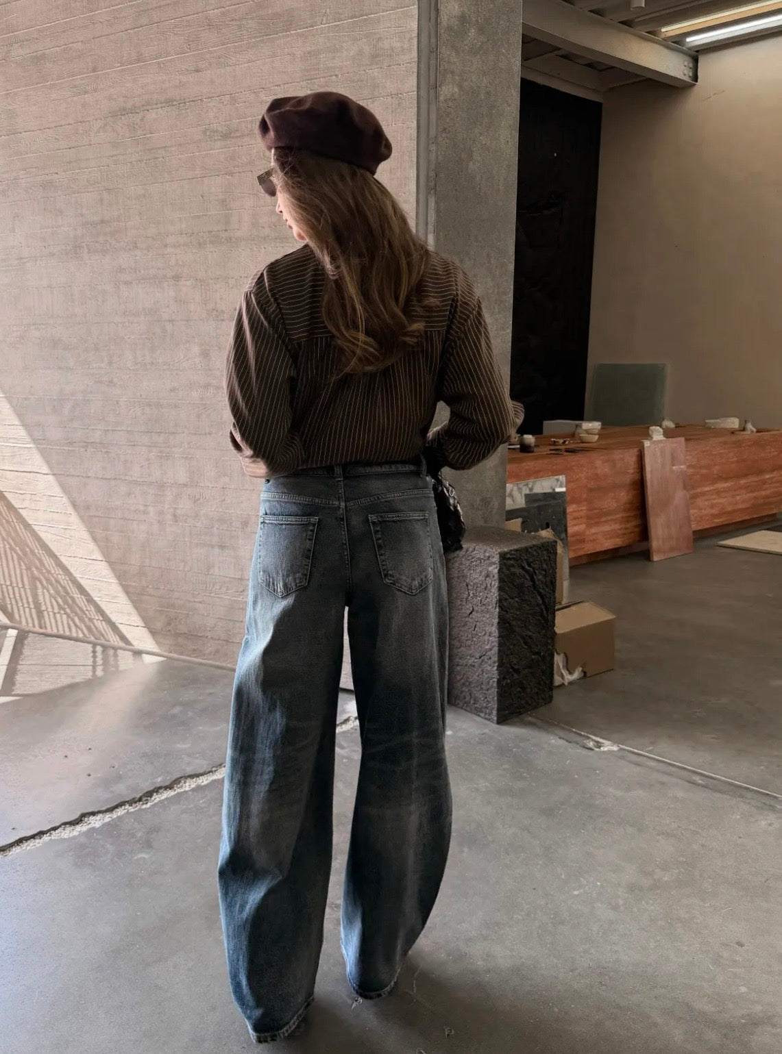 Saar Balloon Jeans - Blue
