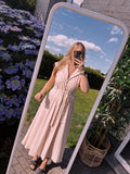 Tess Long Dress - Beige