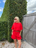 Emily Comfy Set - Red