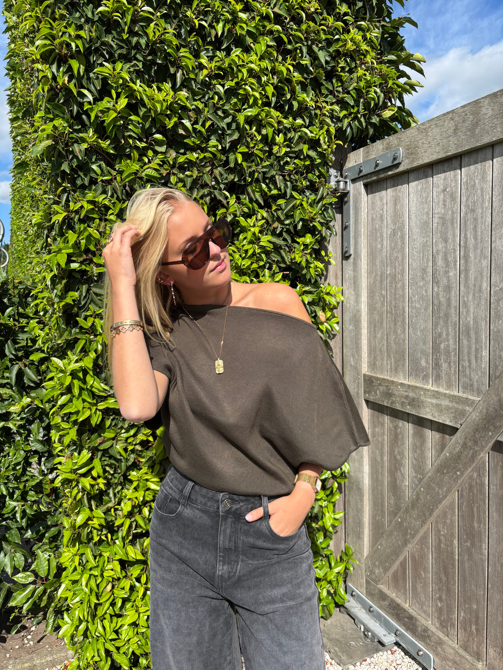 Laure Top - Kaki
