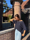 Emilia Cut-Out Sweater - Navy
