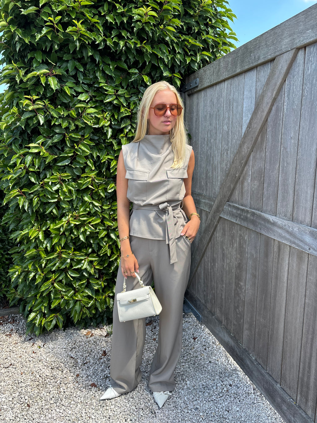 Sofie Pants - Taupe