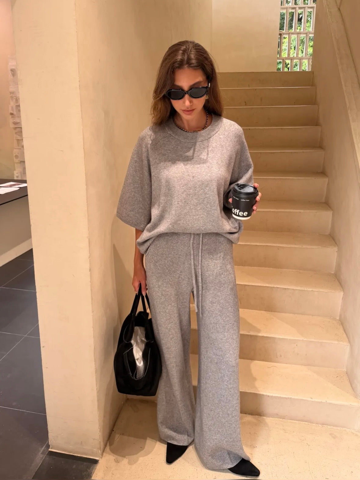 Lio Knit Set - Grey