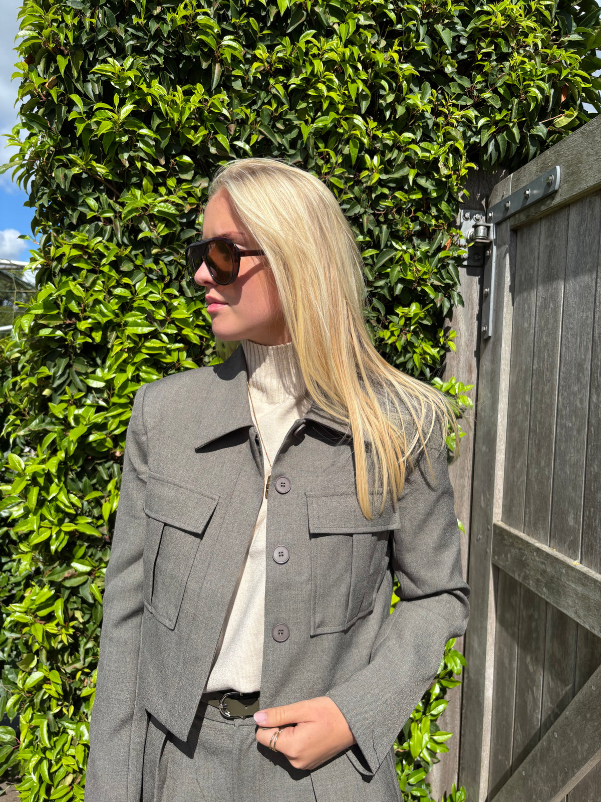 June Short Jacket - Kaki