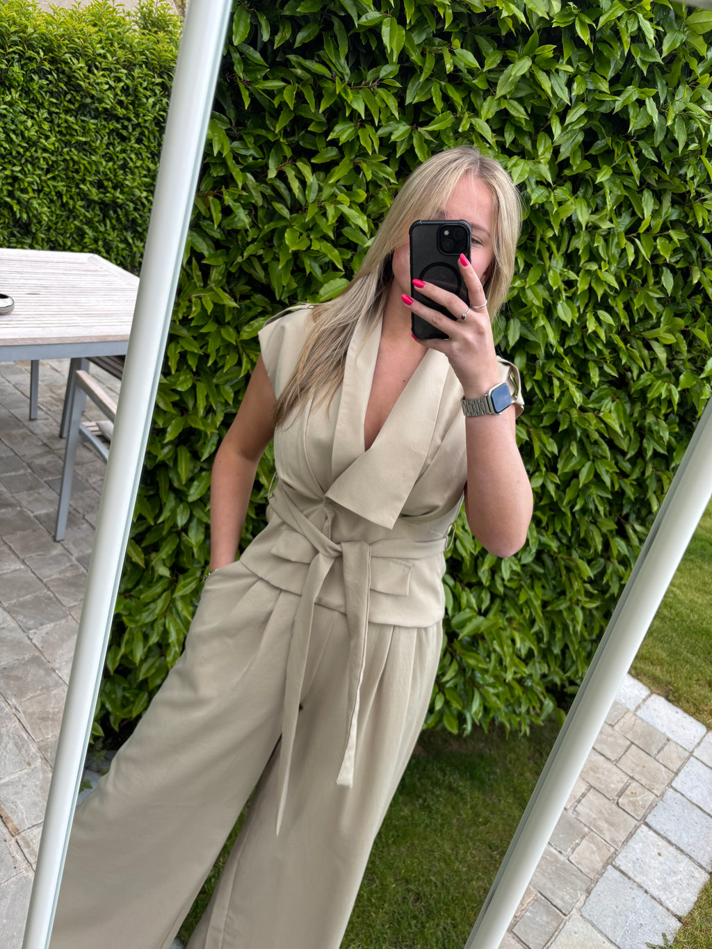 Femke two-piece - Taupe